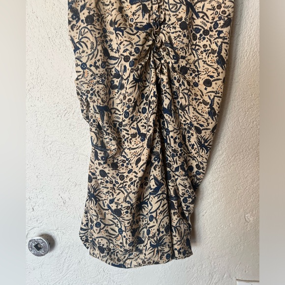 Isabel Marant Etoile Topaz Ruffled Printed Linen Mini Dress - Picture 14 of 16